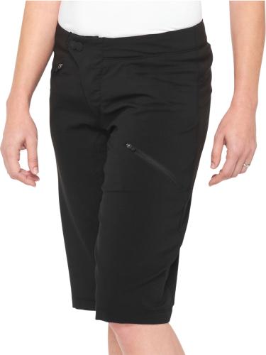 100% Ridecamp Women Shorts - black (Grösse: XL) von 100percent