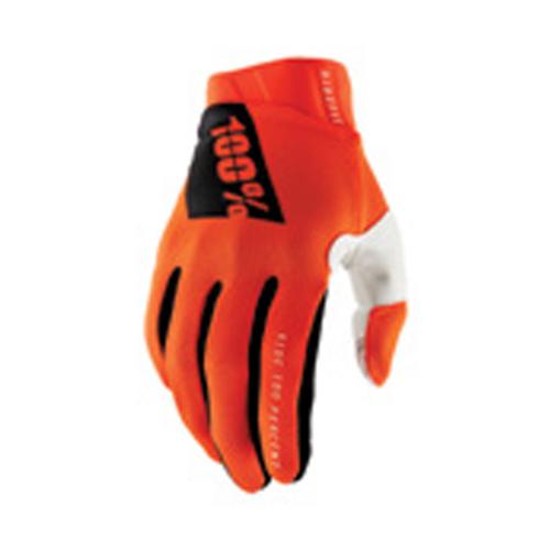 100% Ridefit Gloves - fluo orange (Grösse: 2XL) von 100percent