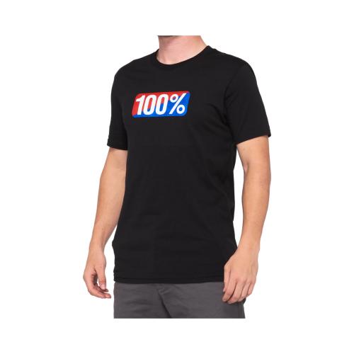 100% Shirt Classic - schwarz (Grösse: M) von 100percent