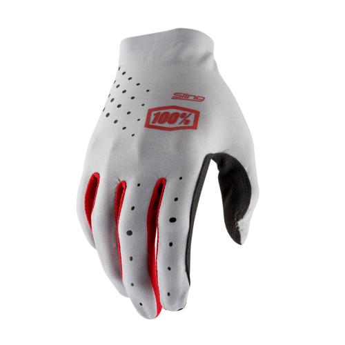 100% Sling Mx Gloves - grau (Grösse: M) von 100percent