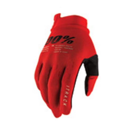 100% iTrack Handschuhe - rot (Grösse: M) von 100percent