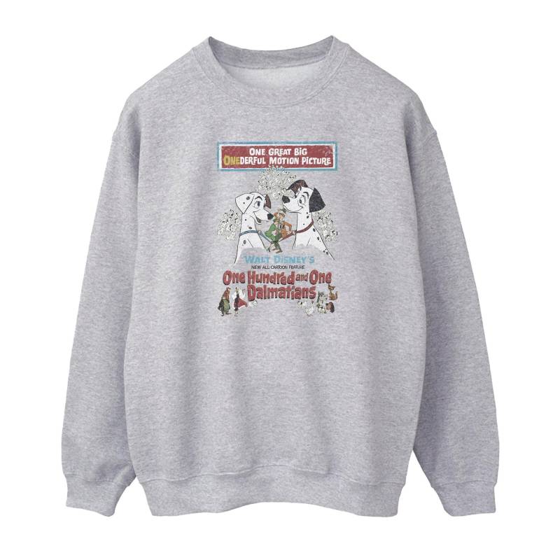 101 Dalmatians - Sweatshirt, für Damen, Grau, Größe S von 101 Dalmatians