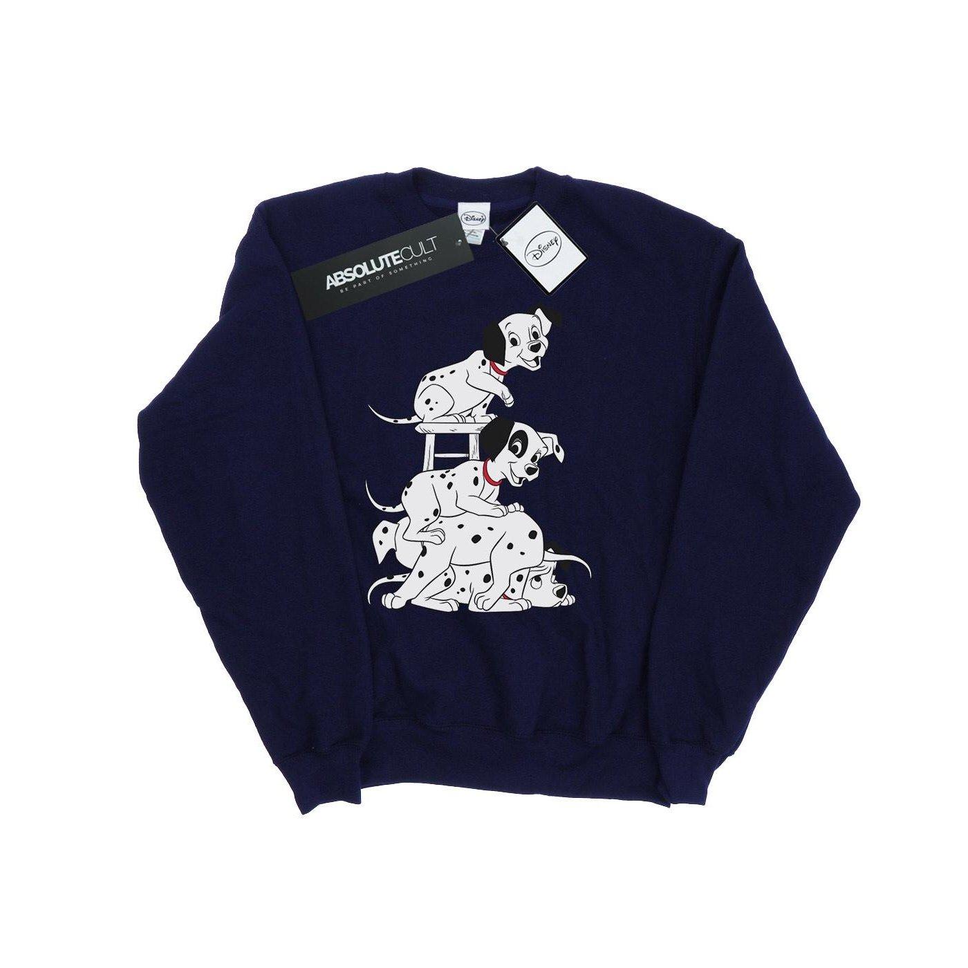 Sweatshirt Damen Marine M von 101 Dalmatians