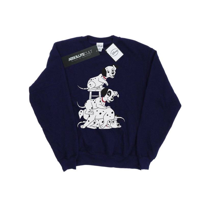 101 Dalmatians - Sweatshirt, für Damen, Marine, Größe M von 101 Dalmatians