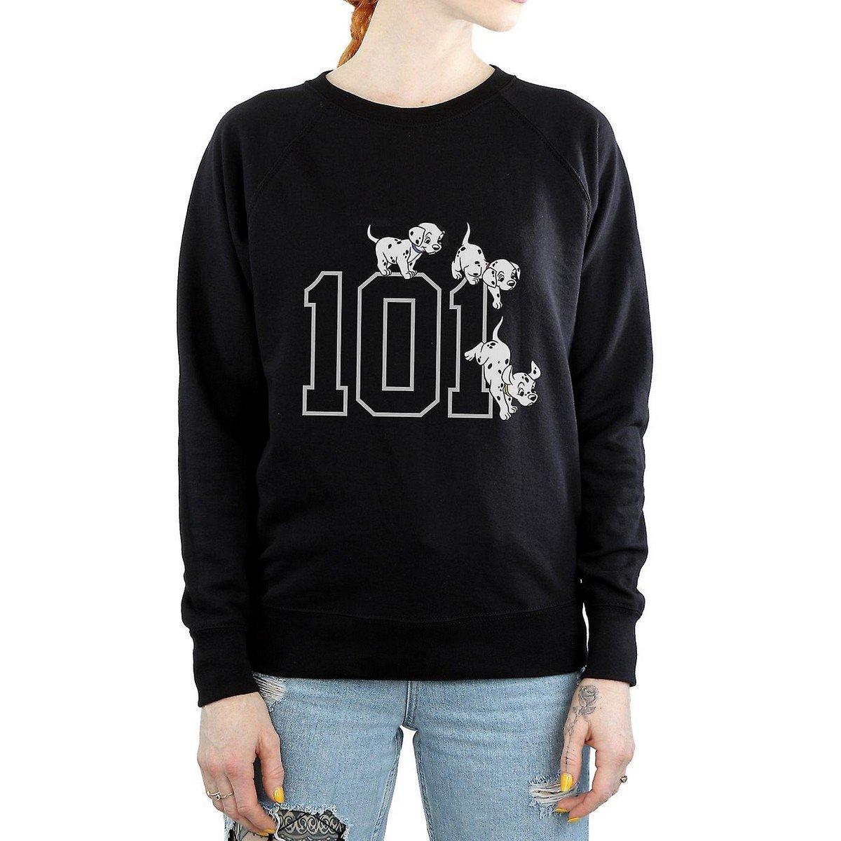 101 Dalmatians - Sweatshirt, für Damen, Schwarz, Größe L von 101 Dalmatians