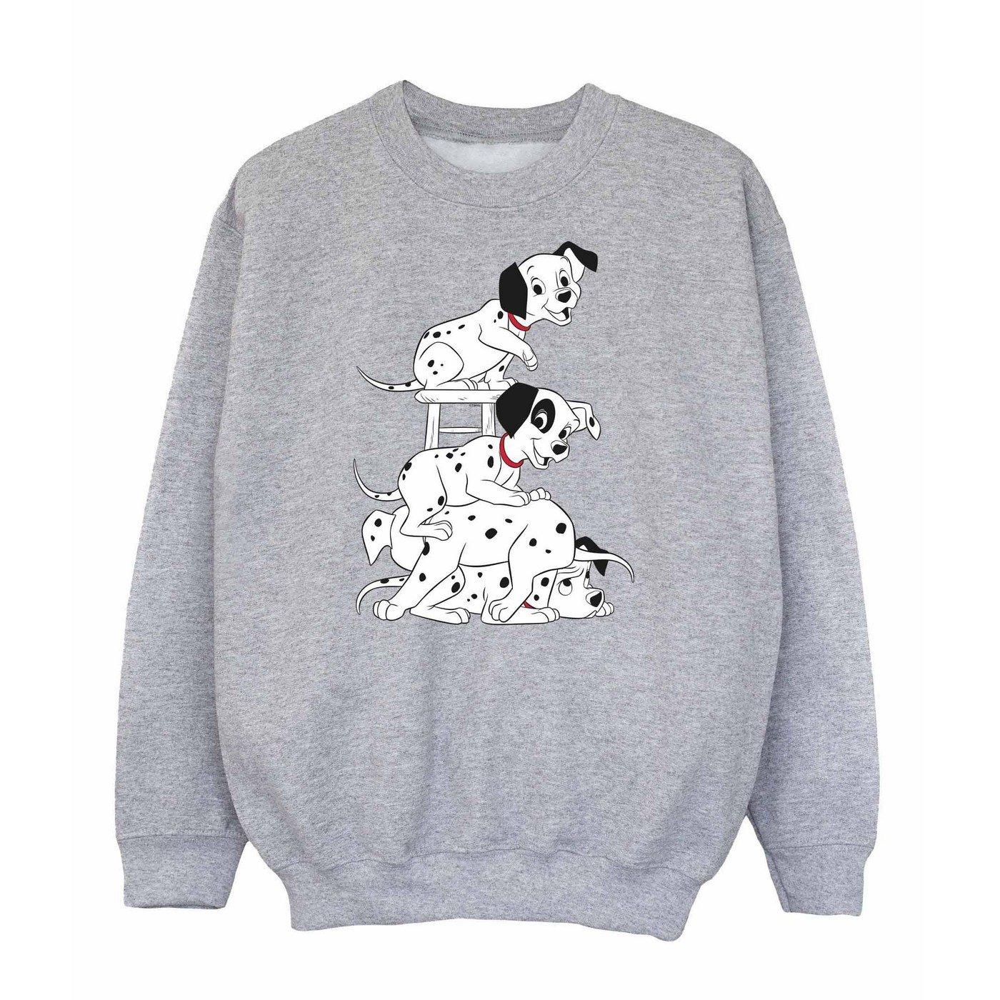 Sweatshirt Jungen Grau 128 von 101 Dalmatians