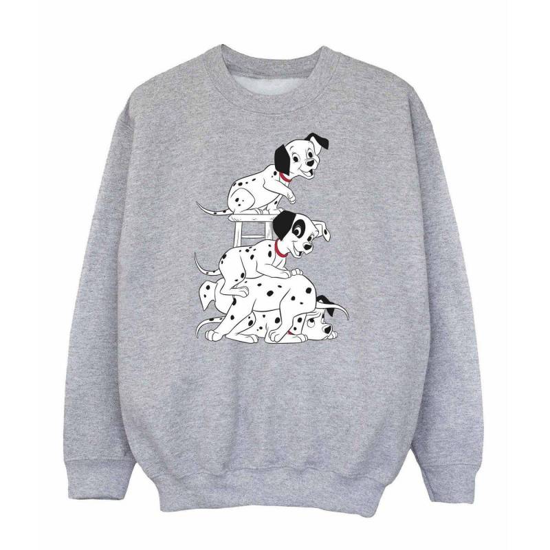 101 Dalmatians - Sweatshirt, 128, Grau von 101 Dalmatians