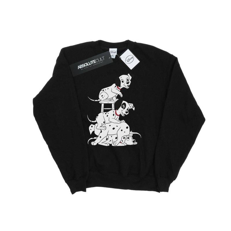 Sweatshirt Jungen Schwarz 128 von 101 Dalmatians