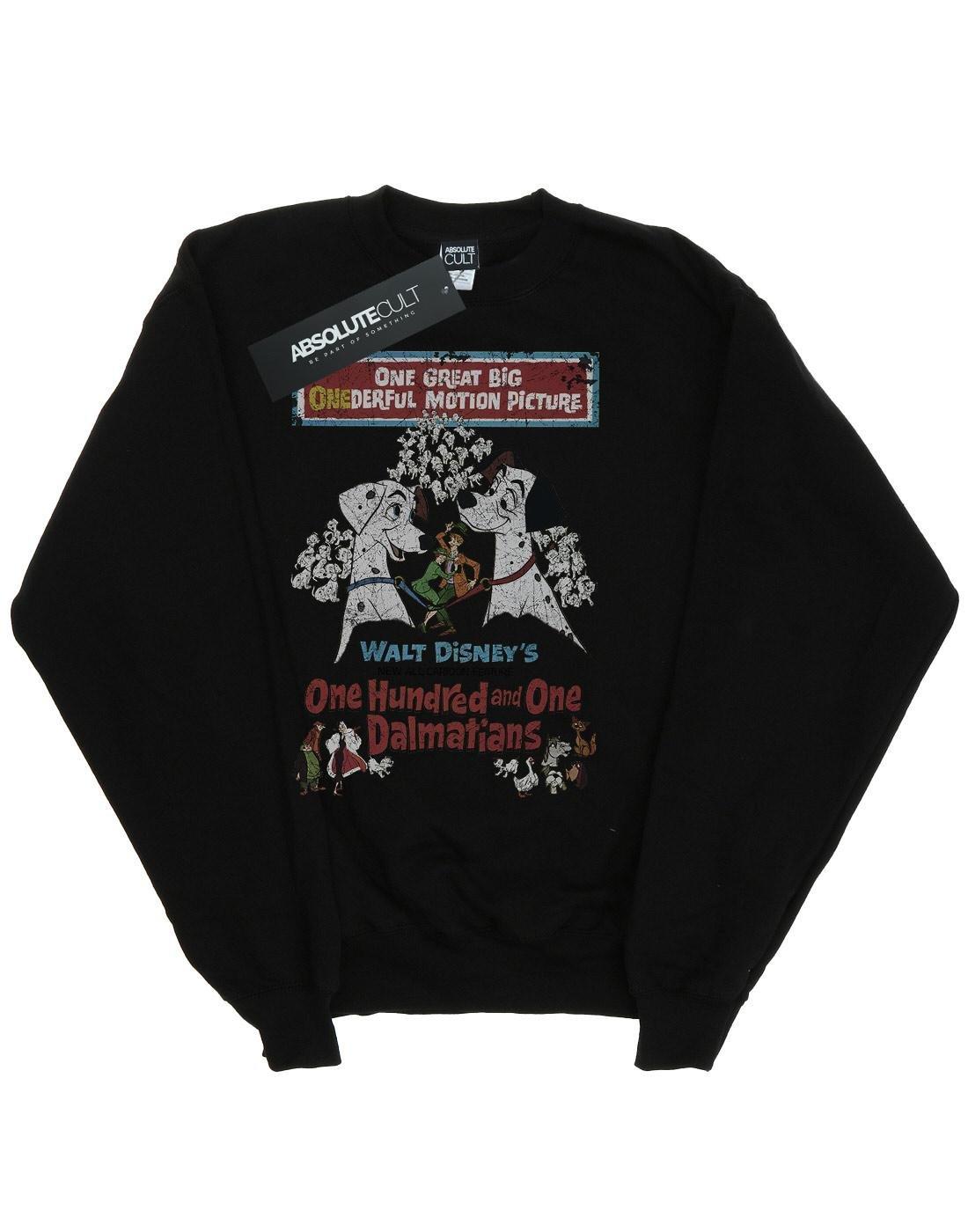 101 Dalmatians - Sweatshirt, 128, Schwarz von 101 Dalmatians