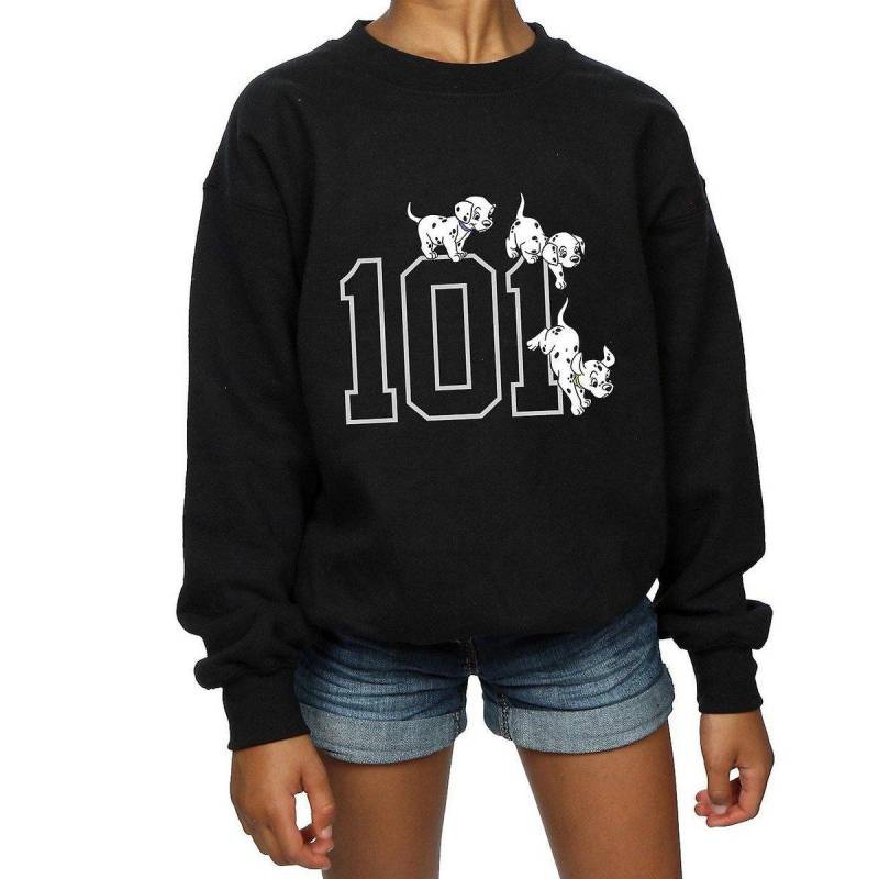 101 Dalmatians - Sweatshirt, 116, Schwarz von 101 Dalmatians