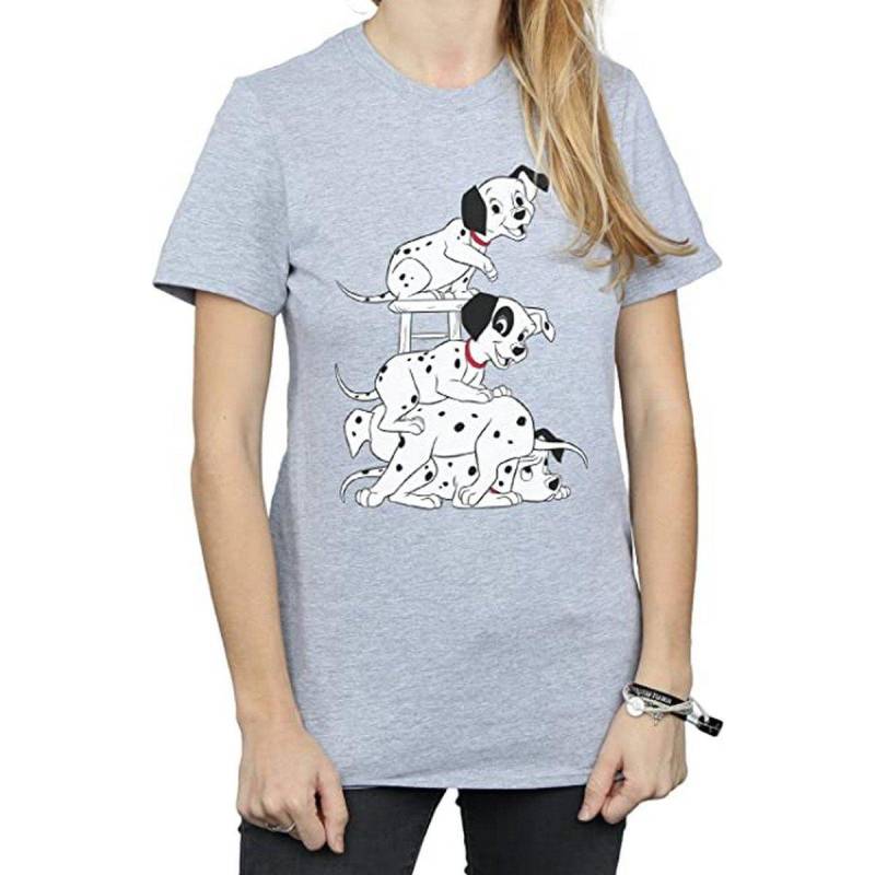 101 Dalmatians - TShirt, für Damen, Grau, Größe 3XL von 101 Dalmatians