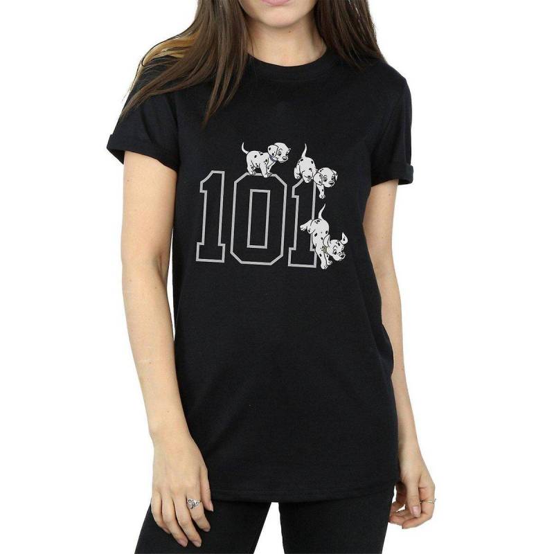 Tshirt Damen Schwarz 3XL von 101 Dalmatians