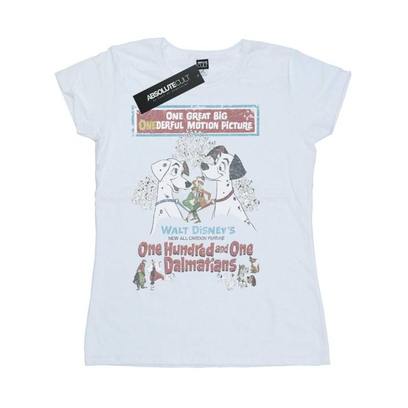 101 Dalmatians - TShirt, für Damen, Weiss, Größe S von 101 Dalmatians