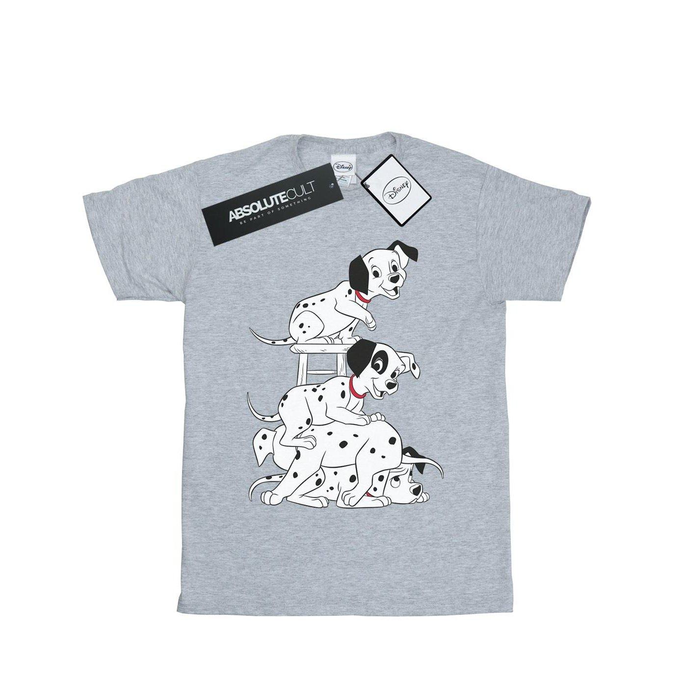 Tshirt Mädchen Grau 116 von 101 Dalmatians