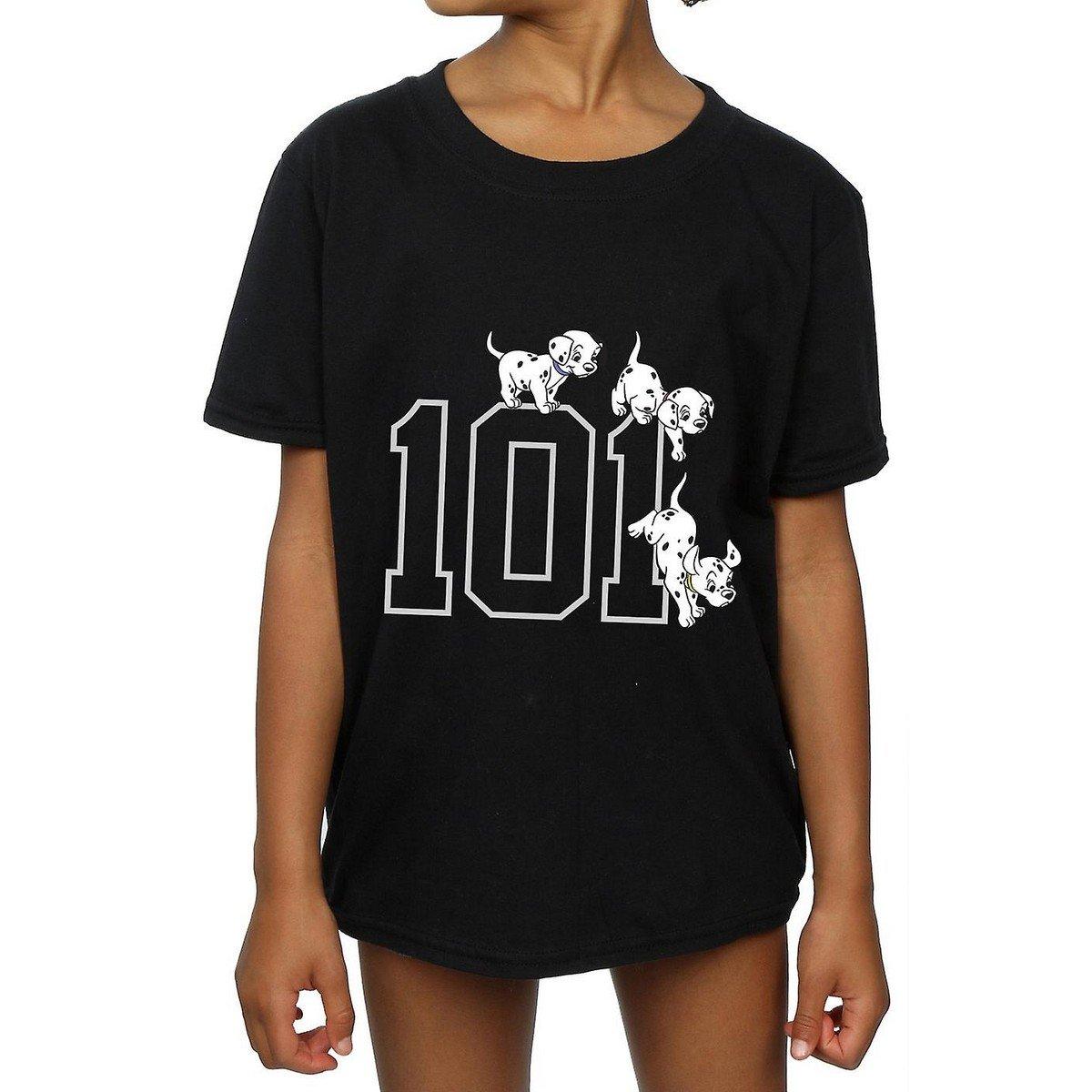 101 Dalmatians - TShirt, 116, Schwarz von 101 Dalmatians