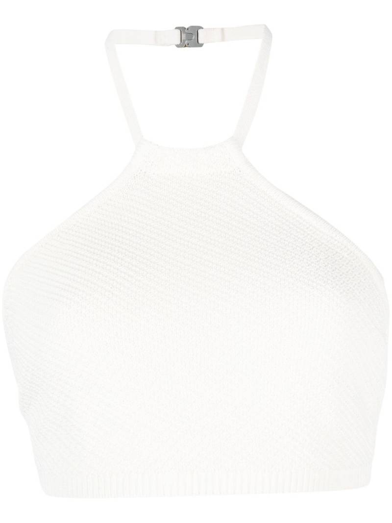 1017 ALYX 9SM cropped halterneck knit top - Neutrals von 1017 ALYX 9SM