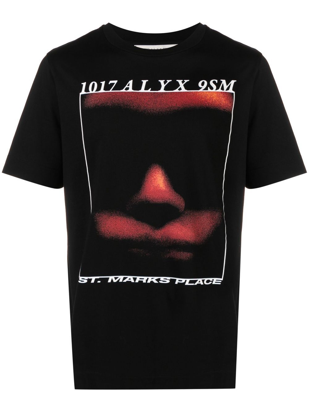 1017 ALYX 9SM Icon Face graphic T-shirt - Black von 1017 ALYX 9SM