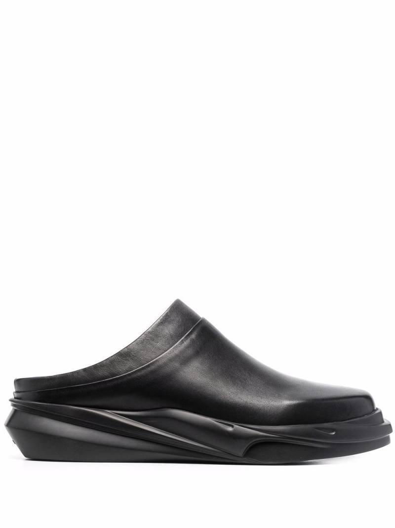 1017 ALYX 9SM Mono leather mules - Black von 1017 ALYX 9SM