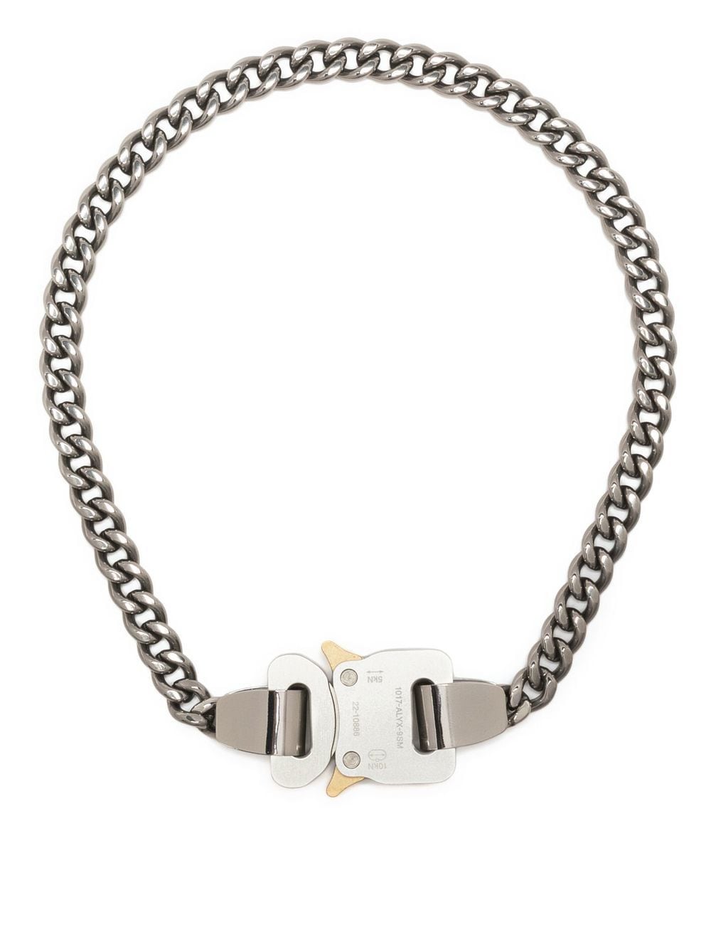 1017 ALYX 9SM Rollercoaster-buckle detail necklace - Silver von 1017 ALYX 9SM