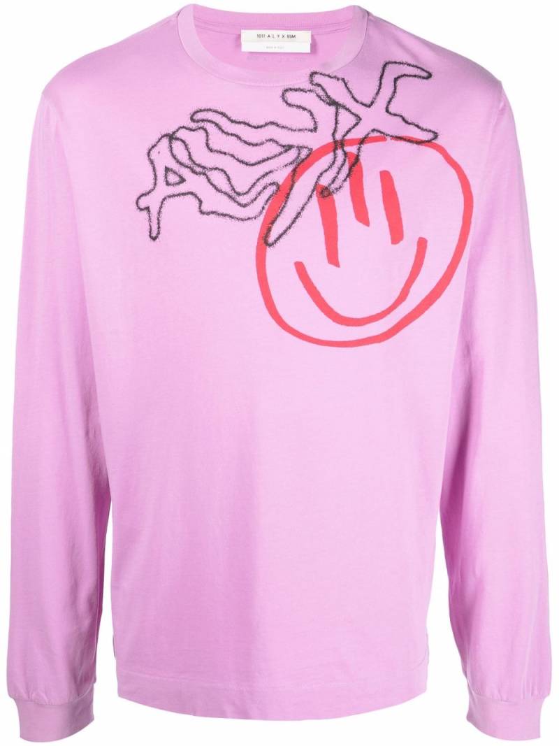 1017 ALYX 9SM Third Eye long-sleeved T-shirt - Pink von 1017 ALYX 9SM