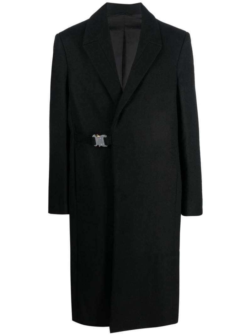 1017 ALYX 9SM buckled wool-blend coat - Black von 1017 ALYX 9SM