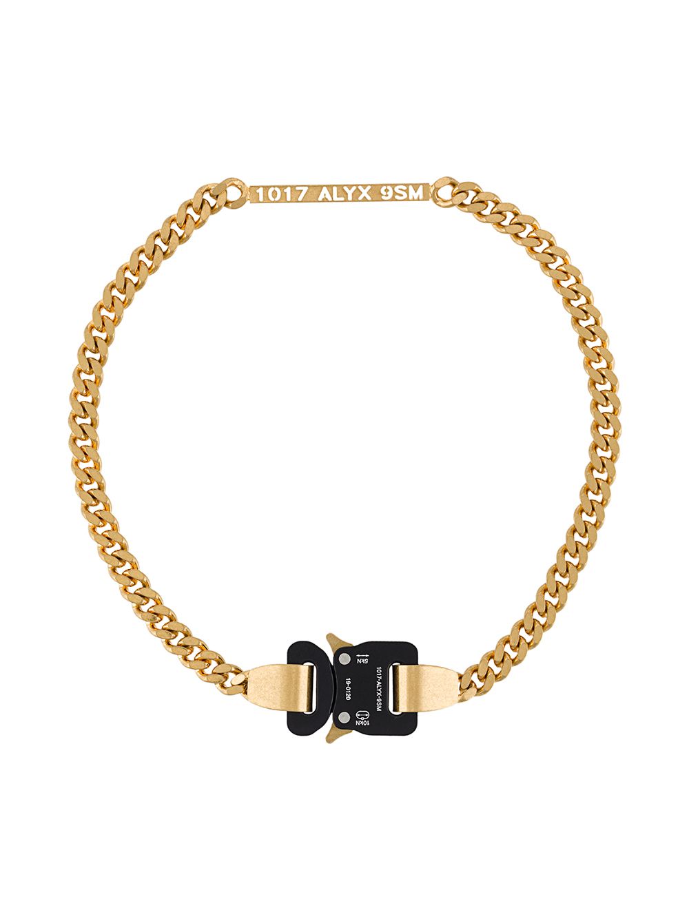 1017 ALYX 9SM chain-link buckle necklace - Gold von 1017 ALYX 9SM