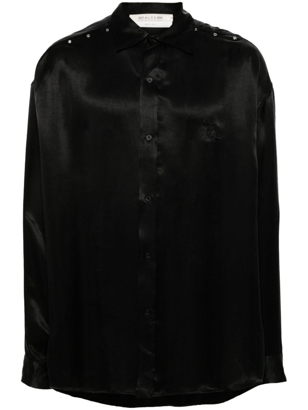 1017 ALYX 9SM eyelet-detail long-sleeve shirt - Black von 1017 ALYX 9SM