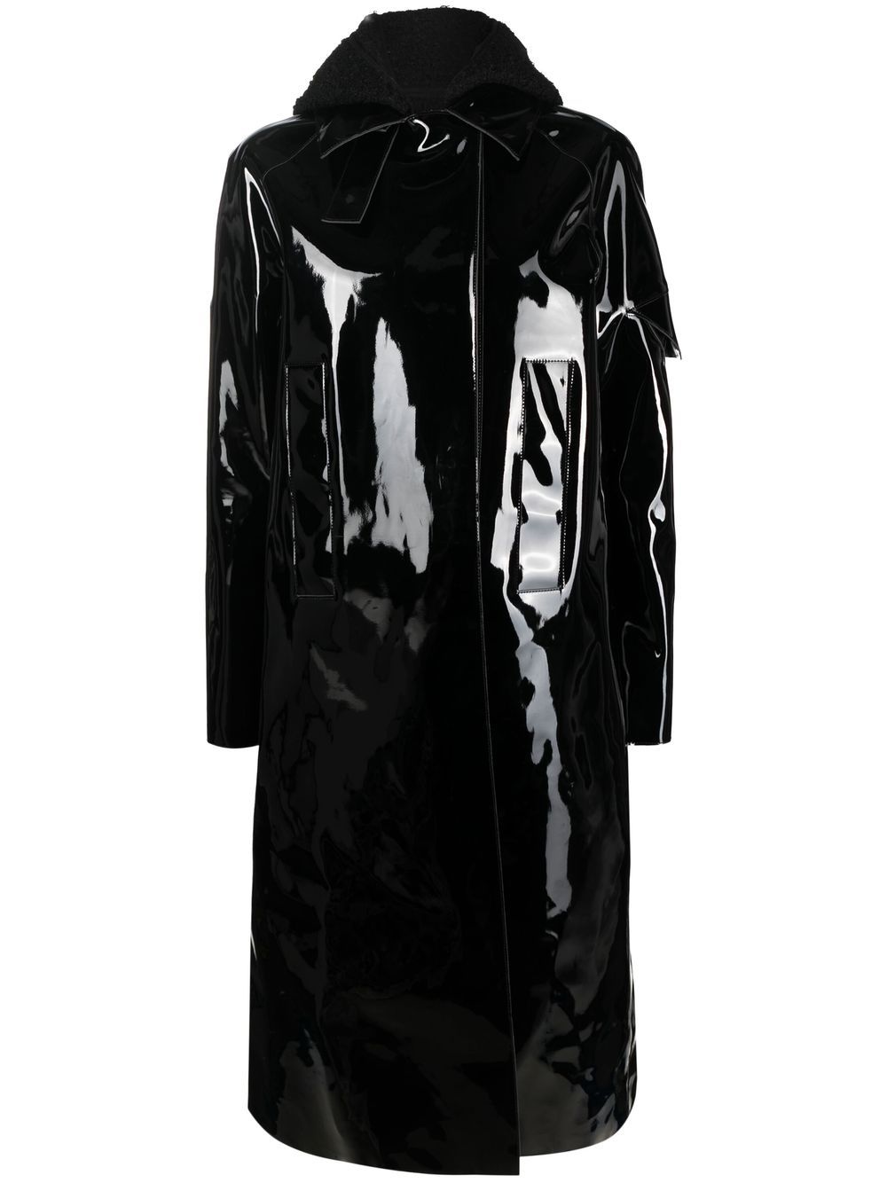 1017 ALYX 9SM hooded PVC rain coat - Black von 1017 ALYX 9SM