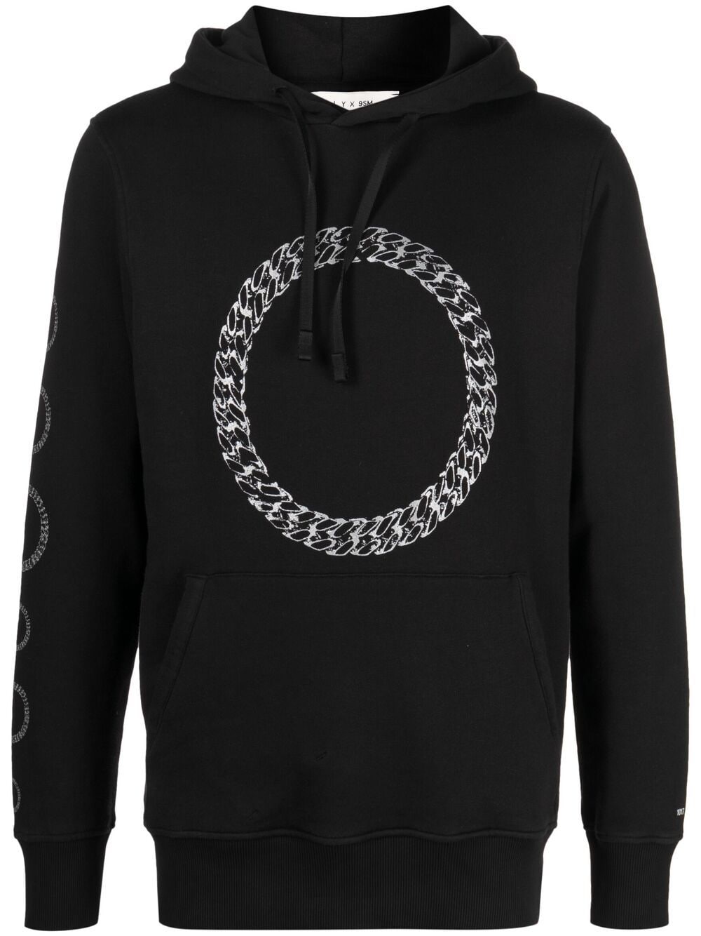 1017 ALYX 9SM logo circle print hoodie - Black von 1017 ALYX 9SM