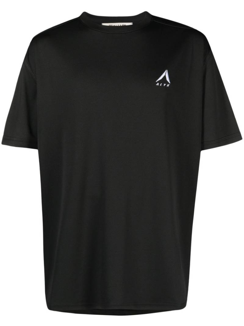 1017 ALYX 9SM logo-embroidered mesh T-shirt - Black von 1017 ALYX 9SM