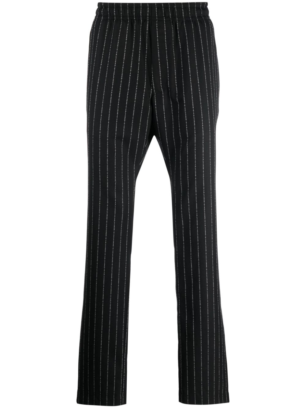 1017 ALYX 9SM logo-pattern wool-blend trousers - Black von 1017 ALYX 9SM