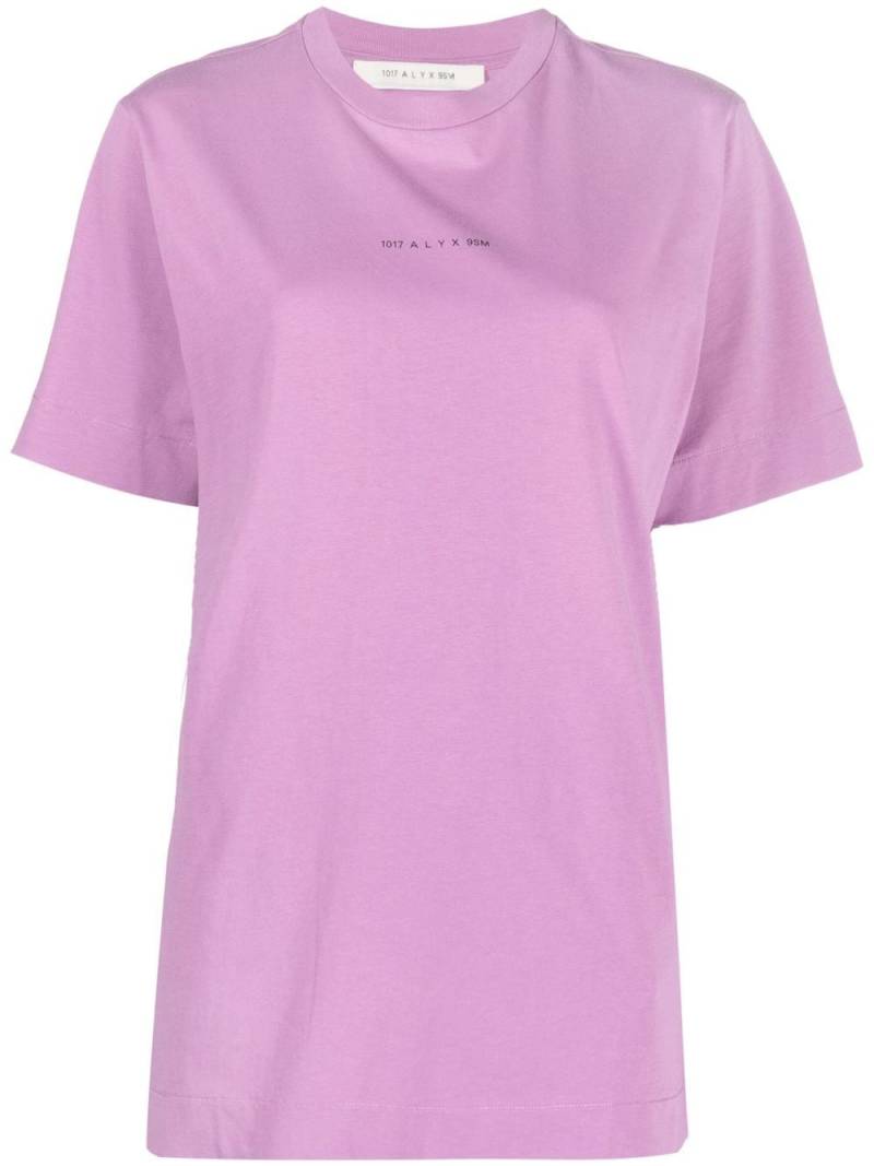 1017 ALYX 9SM logo-print T-shirt - Purple von 1017 ALYX 9SM