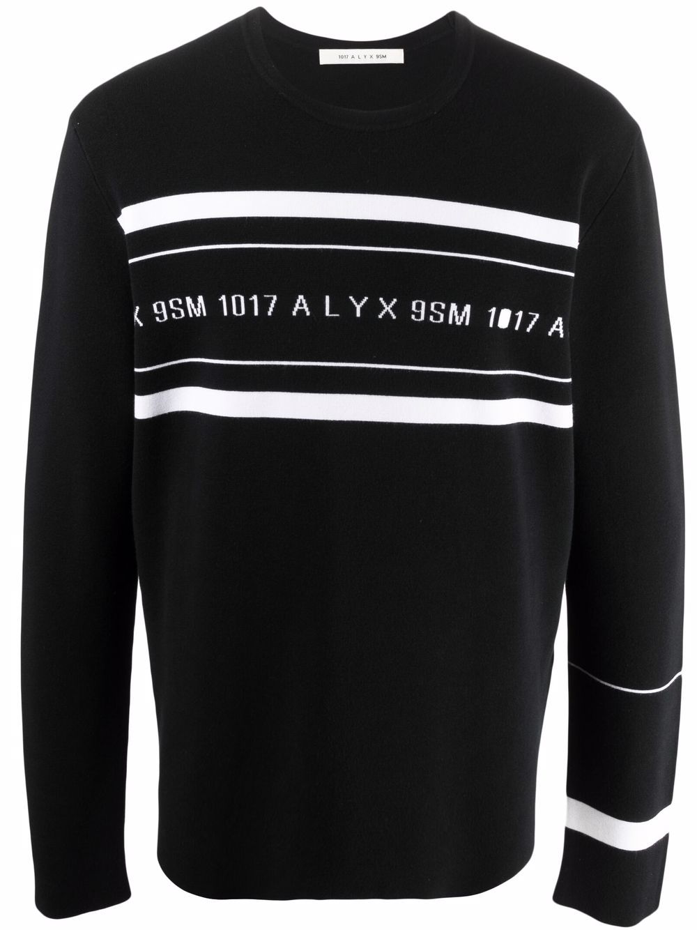 1017 ALYX 9SM logo-print crew neck sweatshirt - Black von 1017 ALYX 9SM