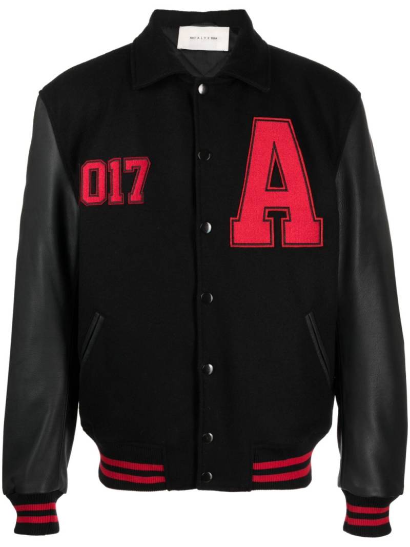 1017 ALYX 9SM logo-print varsity jacket - Black von 1017 ALYX 9SM