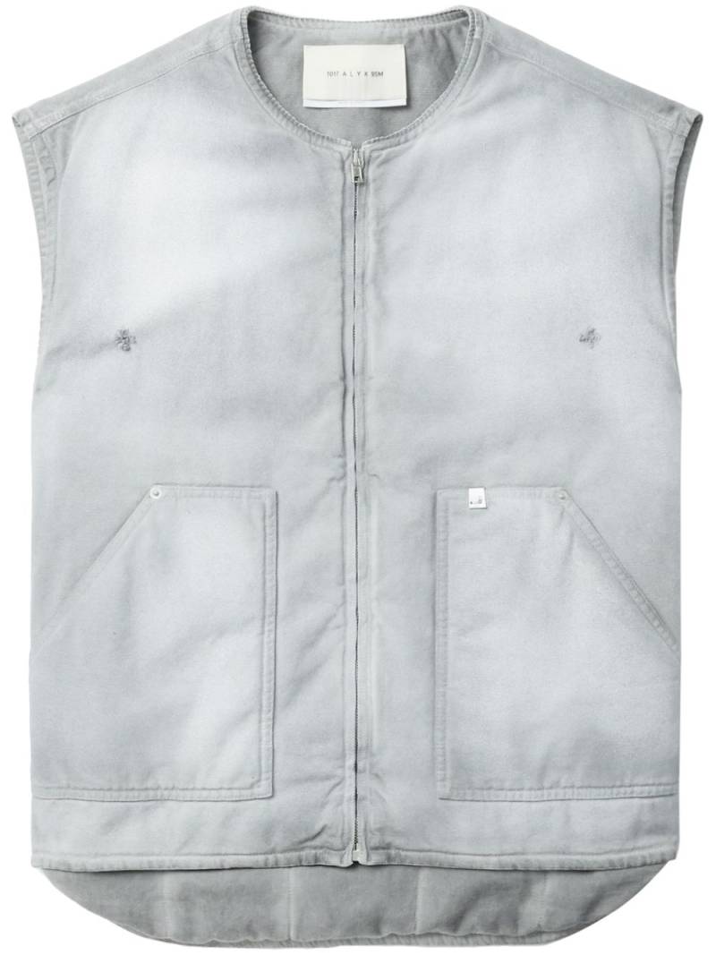 1017 ALYX 9SM overdyed gilet - White von 1017 ALYX 9SM