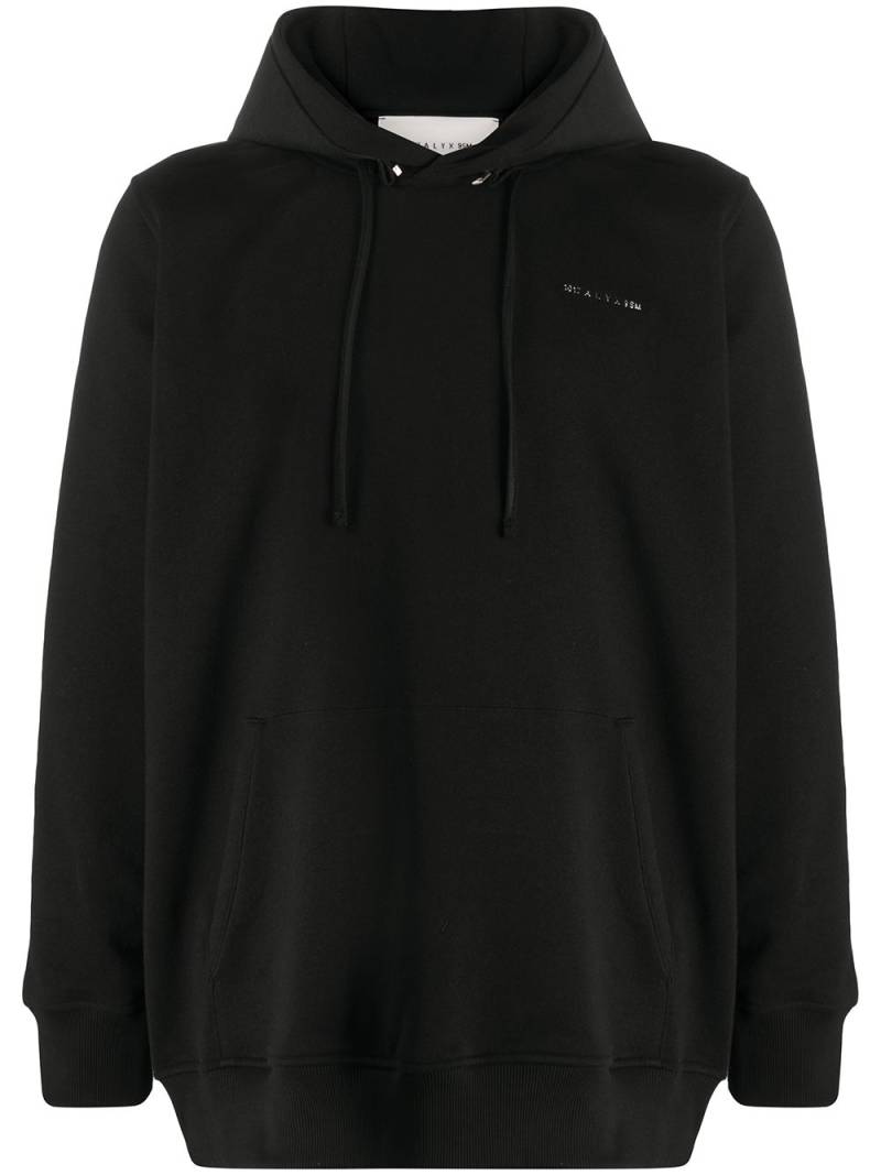 1017 ALYX 9SM oversized logo print hoodie - Black von 1017 ALYX 9SM