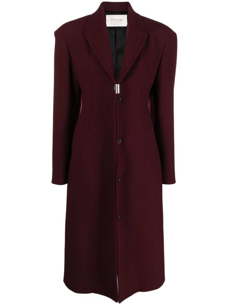 1017 ALYX 9SM single-breasted button-fastening coat - Red von 1017 ALYX 9SM