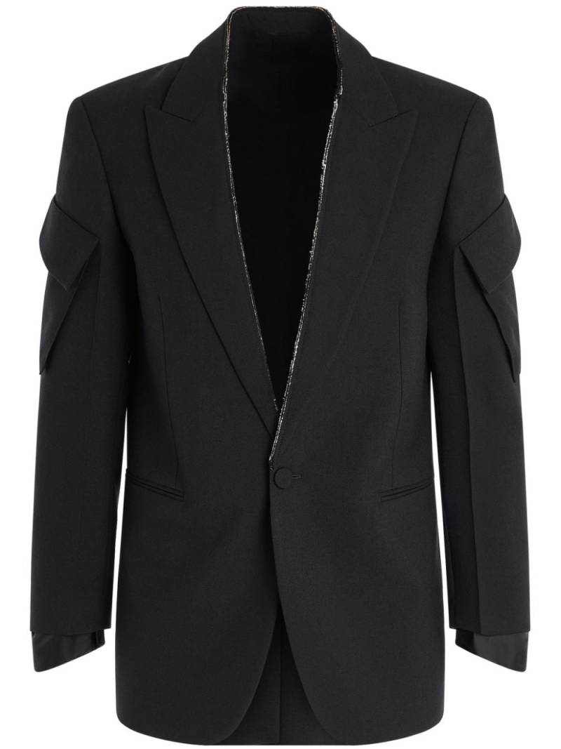 1017 ALYX 9SM wool blazer - Black von 1017 ALYX 9SM