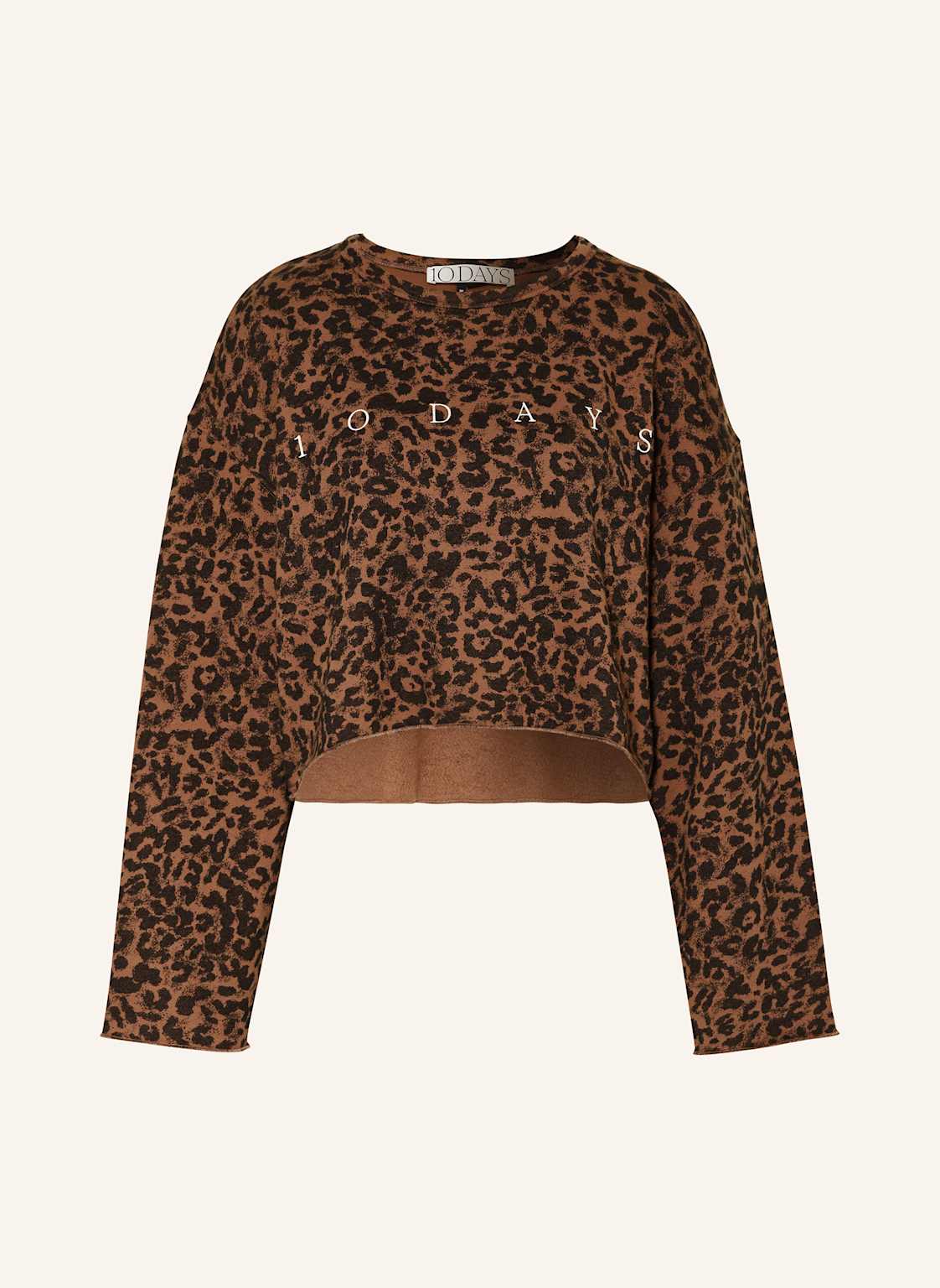10days Cropped-Sweatshirt braun 10days Cropped-Sweatshirt braun von 10DAYS