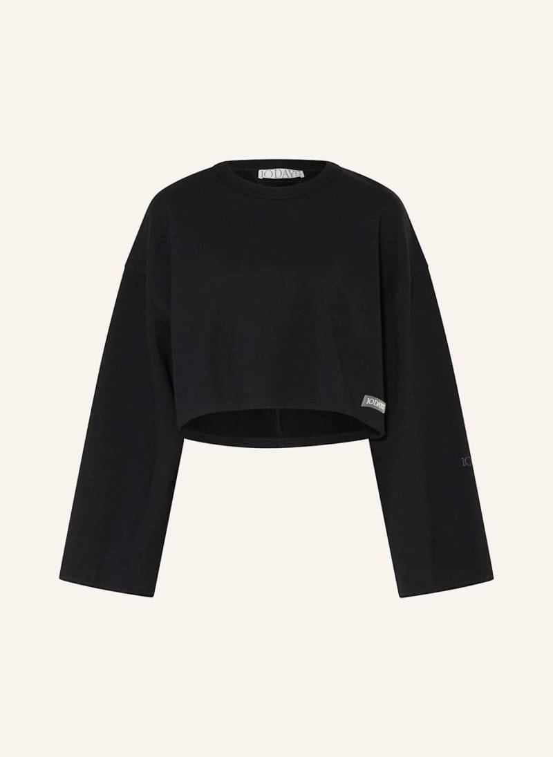 10days Cropped-Sweatshirt schwarz von 10DAYS
