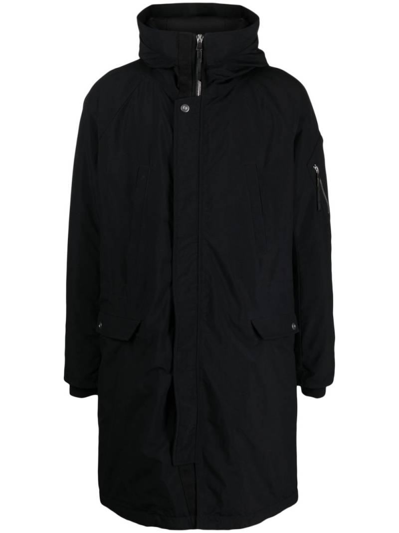 11 By Boris Bidjan Saberi J4 hooded windbreaker jacket - Black von 11 By Boris Bidjan Saberi