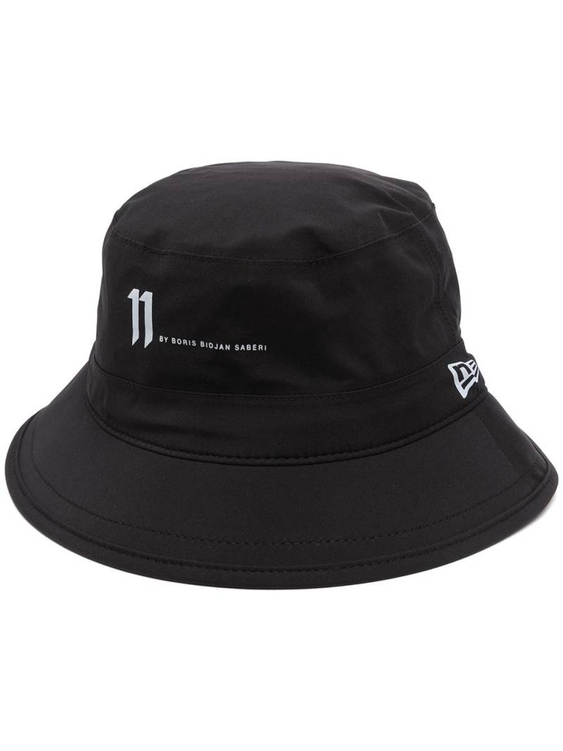 11 By Boris Bidjan Saberi gore-tex reflective logo bucket hat - Black von 11 By Boris Bidjan Saberi