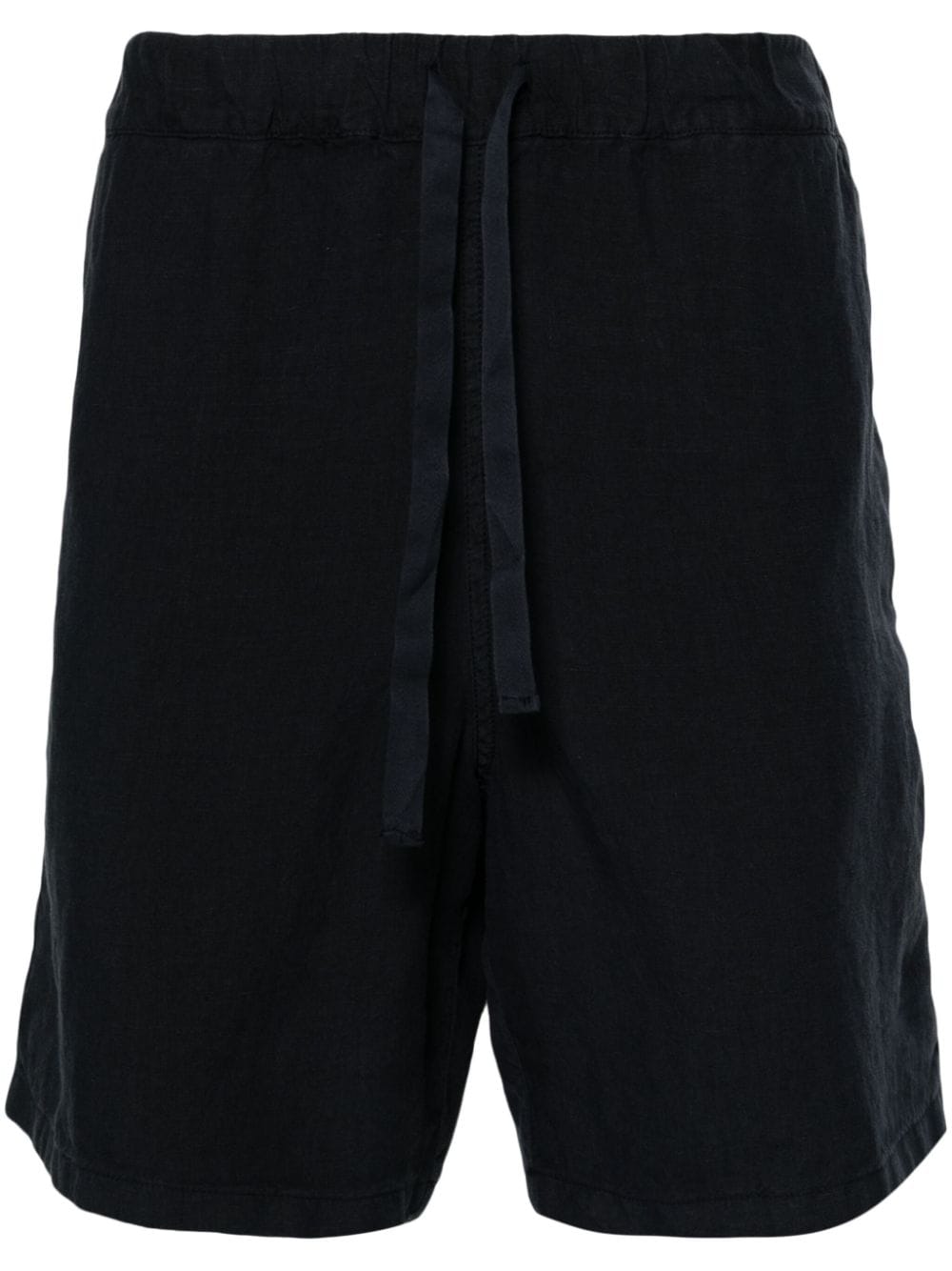 120% Lino drawstring-waist bermuda shorts - Blue von 120% Lino