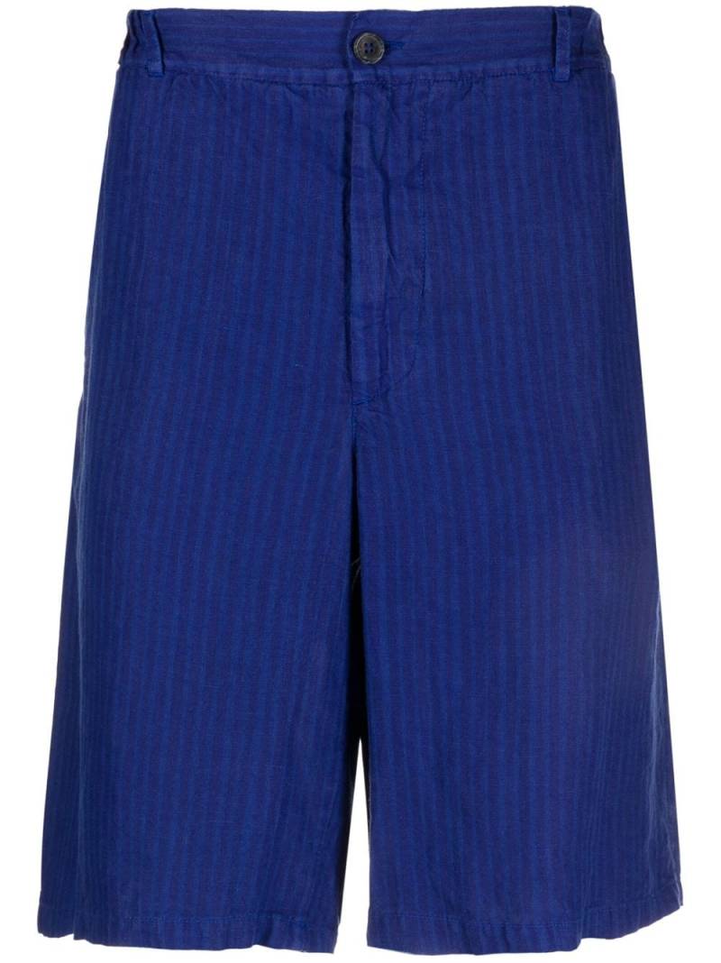 120% Lino linen bermuda shorts - Blue von 120% Lino