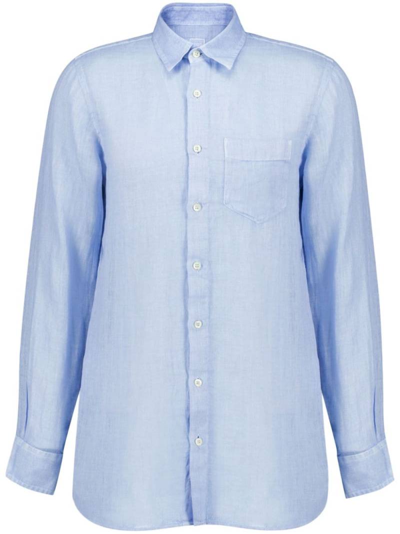 120% Lino linen shirt - Blue von 120% Lino