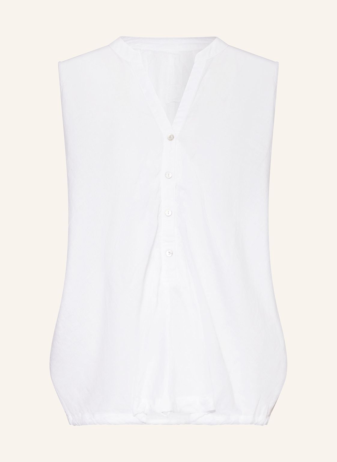 120%Lino Blusentop Aus Leinen weiss 120%Lino Blusentop Aus Leinen weiss von 120%lino