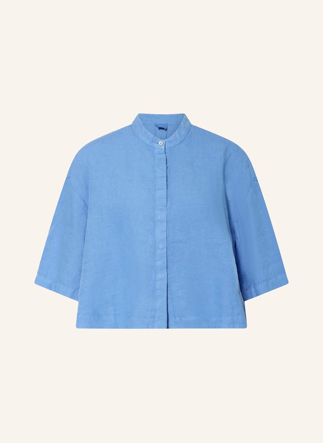 120%Lino Leinenbluse Mit 3/4-Arm blau 120%Lino Leinenbluse Mit 3/4-Arm blau von 120%lino