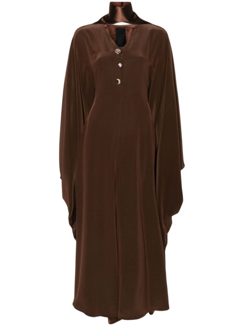 1309 Studios decorative-buttons kaftan jumpsuit - Brown von 1309 Studios