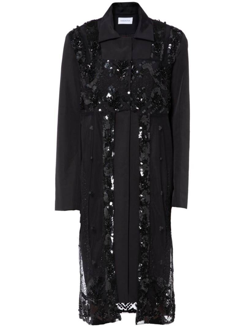 16Arlington Enid sequin-embellished coat - Black von 16Arlington