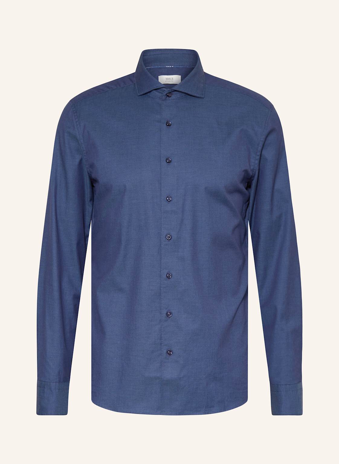 1863 By Eterna Hemd Slim Fit In Jeansoptik blau von 1863 by ETERNA